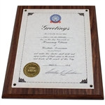 Three (3) Chi Chi Awards/Plaques - Honorary Georgia Citizen, Westlake Louisiana & more