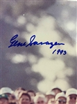 Gene Sarazen Signed Visor, Photo, Commemorative Coin & Masters Yardage Guide JSA ALOA