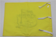 Jack Nicklaus, Arnold Palmer, and Gary Player Signed 2007 Masters Tournament Pin Flag, JSA ALOA