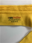 A Pair of Payne Stewart Tournament-Worn NFL ProShop Yellow Cable-Knit Golf Socks