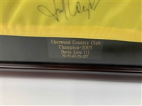 Tiger Woods & Field Multi-Signed 2003 Target World Challenge Flag - Framed JSA ALOA