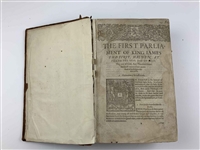 1424 Acts of Parliament Book w/ Golf Reference