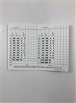 Scottie Scheffler Signed Augusta National Golf Club Scorecard JSA ALOA