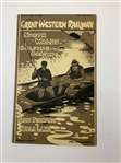 Two (2) Railway Golf Advertising Postcards