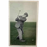 c. 1900 J.H. Taylor Champion Golfer Series Postcard
