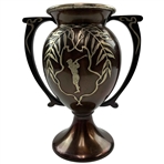 1912 Sterling on Bronze Trophy Binghamton Country Club 