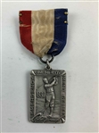 Bobby Jones 1932 Emergency Unemployment Relief Sterling Medal in Original Box