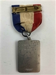 Bobby Jones 1932 Emergency Unemployment Relief Sterling Medal in Original Box