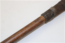 Antique Butchart-Ossett and Akley Scare Head Golf Club with Hickory Shaft