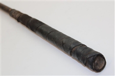 Antique Butchart-Ossett and Akley Scare Head Golf Club with Hickory Shaft