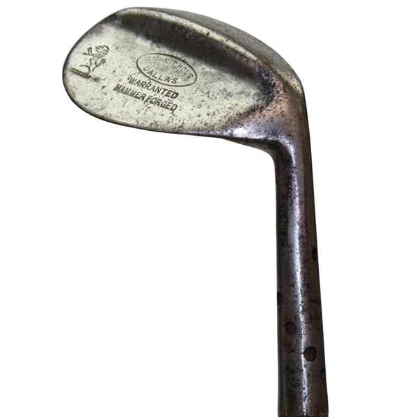 Hickory Shaft Wm. Nichols Dallas Hammer Forged Niblick Golf Club