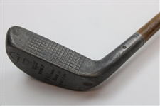 Standard Golf Co. The New Mills R.N.G. Model Aluminum Mallet Putter with Hickory Shaft