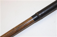 Standard Golf Co. The New Mills R.N.G. Model Aluminum Mallet Putter with Hickory Shaft