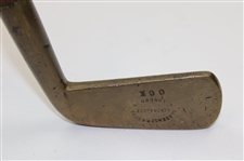 Antique Slazenger and Sons Centraject Brass Blade Putter