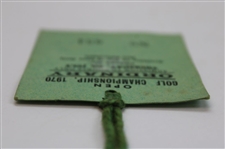 1970 The OPEN Championship Thursday Ticket #854 w/Original String - Jack Nicklaus Win