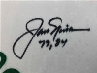 Jack Nicklaus Signed The Memorial Tournament Jacks Place Screen Flag w/Years Won JSA ALOA