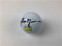 Jack Nicklaus Signed Masters Logo Golf Ball JSA ALOA