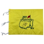 Jordan Spieth Signed 2015 Masters Embroidered Flag JSA ALOA