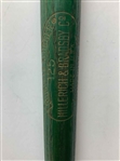 Louisville Slugger 125 Charles Coody 1971 Masters Champion Commemorative Green Wood Bat