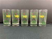 Twenty Five (25) Masters Tournament Commemorative Drinking Glasses