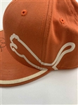 Rickie Fowler Signed Orange Puma 210 Fitted Golf Cap JSA ALOA