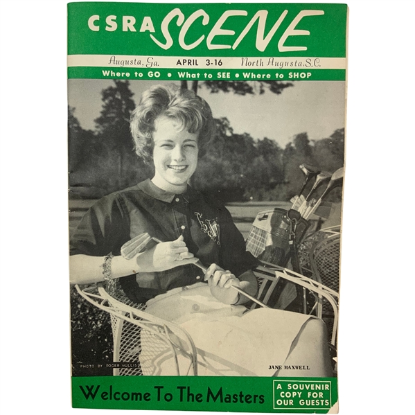 1963 CSRA Scene Magazine Vol 2 No 8 Masters Tournament Souvenir Issue