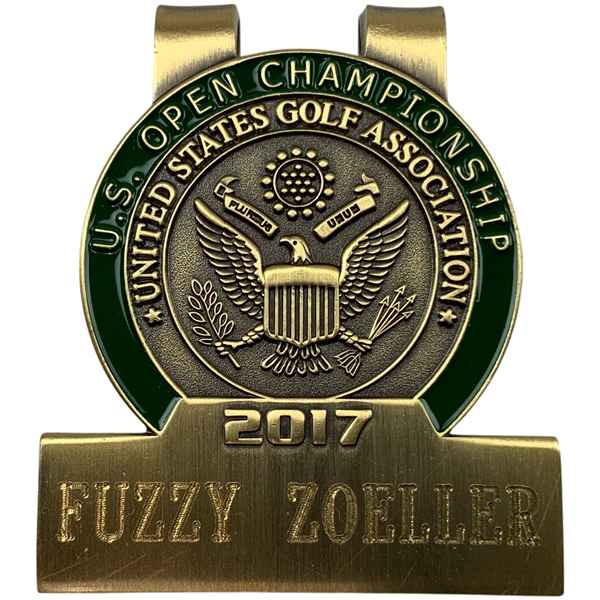 Fuzzy Zoellers 2017 US Open at Erin Hills Issued Honorary Contestant Badge