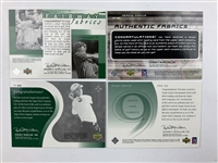 A Collection of Eleven Sergio Garcia and Scottie Scheffler Golf Trading Cards Including Graded and Memorabilia Examples