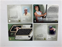 Eleven Upper Deck LPGA Golf Trading Cards Including Multi-Player Autographs and Memorabilia