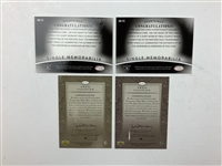 A Collection of Seven Fred Couples Golf Cards Including Autograph and Memorabilia