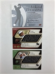 A Collection of Seven Fred Couples Golf Cards Including Autograph and Memorabilia