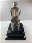 Sizeable Bobby Jones Silver-Plated Putting Figural Statue on Plinth
