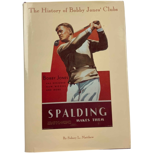 1992 The History of Bobby Jones Clubs by Sidney Matthew Book Limited Edition #269/500
