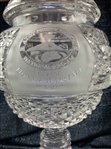 1994 AT&T Pebble Beach National Pro-Am Waterford Cut Crystal Trophy with Lid - Massive!