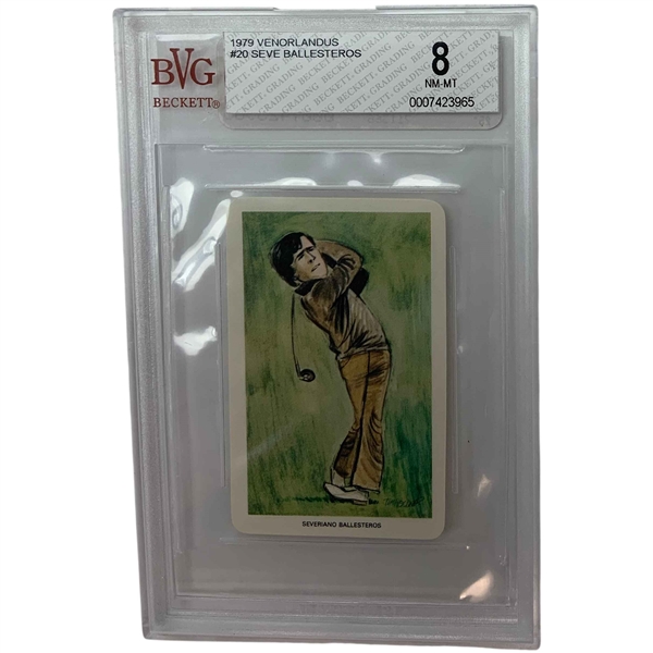 1979 Venorlandus Our Heroes World of Sport Seve Ballesteros #20 BVG 8 NM-MT