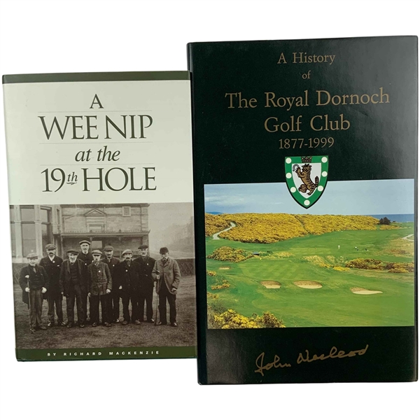 Mackenzie and Macleod. Two Golf History Volumes. 1997-2000 Signed by Authors