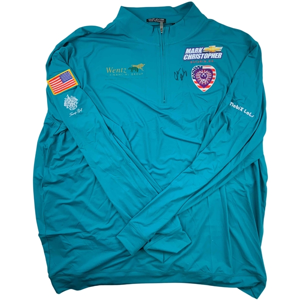 John Daly Signed Heart of a Lion Foundation Quarter-Zip Pullover Size 3XL JSA ALOA