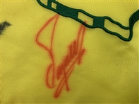 Brewer, Casper, Zoeller & 3 Other Champs Signed 2001 Masters Tournament Embroidered Flag JSA ALOA