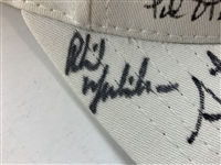 Mickelson, Norman & Others Signed Masters White Hat JSA ALOA