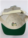 Mickelson, Norman & Others Signed Masters White Hat JSA ALOA