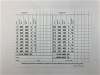 Gary Player Signed Augusta National Scorecard w/Years Won JSA ALOA