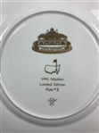 1992 Masters Tournament Ltd Ed Lenox Commemorative Member Plate #2 with Box