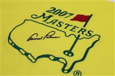 Arnold Palmer Signed 2007 Masters Embroidered Flag PSA/DNA #G27123
