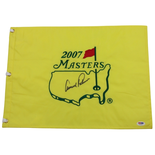 Arnold Palmer Signed 2007 Masters Embroidered Flag PSA/DNA #G75222