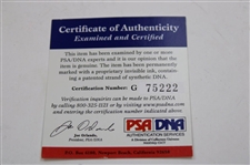 Arnold Palmer Signed 2007 Masters Embroidered Flag PSA/DNA #G75222