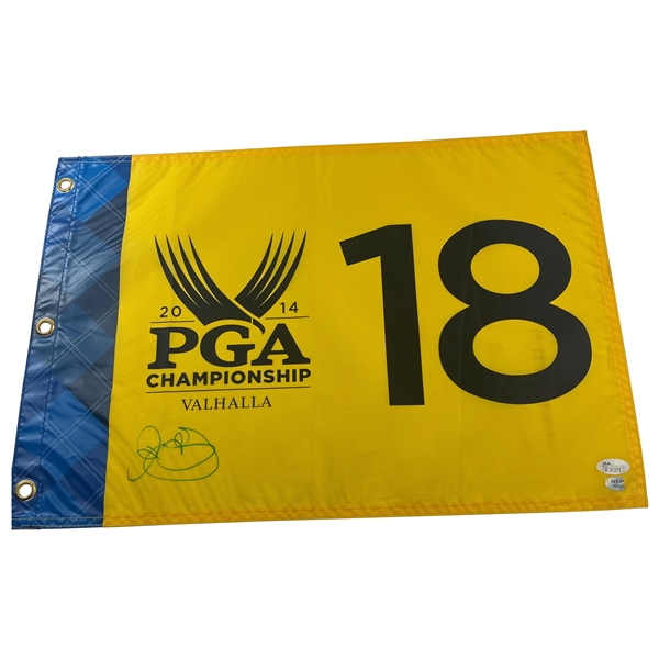 Rory McIlroy Signed 2014 PGA Championship at Valhalla Flag JSA #K61371