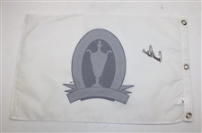Arnold Palmer Signed 2001 Senior PGA Championship Screen Flag JSA ALOA