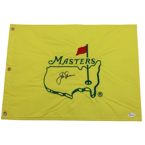 Jack Nicklaus Signed Undated Masters Embroidered Flag JSA #Y53721