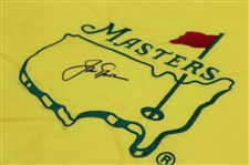 Jack Nicklaus Signed Undated Masters Embroidered Flag JSA #Y53721