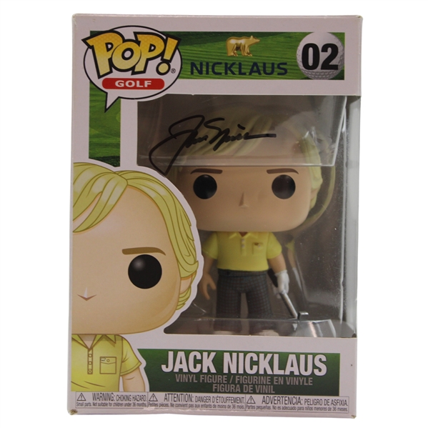 Jack Nicklaus Signed Pop! Golf Funko Pop #02 in Original Unopened Box JSA ALOA